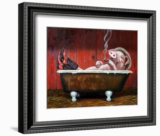 Hog Heaven-Lucia Heffernan-Framed Art Print