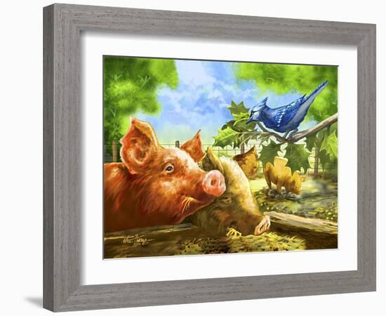 Hog Heaven-Nate Owens-Framed Giclee Print