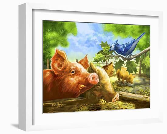 Hog Heaven-Nate Owens-Framed Giclee Print