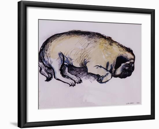 Hogarth Sleeping, 1982-Brenda Brin Booker-Framed Giclee Print