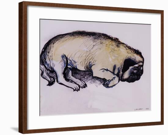 Hogarth Sleeping, 1982-Brenda Brin Booker-Framed Giclee Print