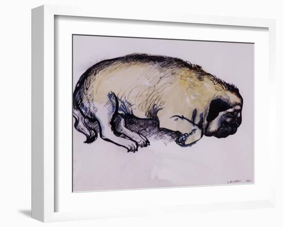 Hogarth Sleeping, 1982-Brenda Brin Booker-Framed Giclee Print