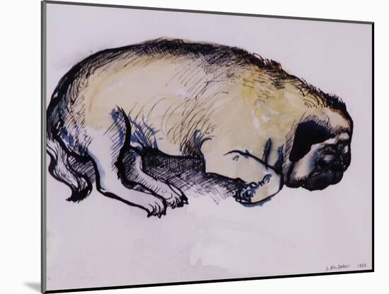 Hogarth Sleeping, 1982-Brenda Brin Booker-Mounted Giclee Print