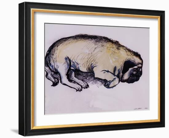 Hogarth Sleeping, 1982-Brenda Brin Booker-Framed Giclee Print