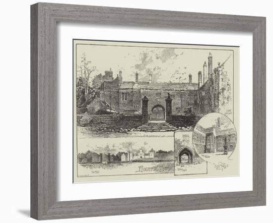 Hoghton Tower in Lancashire-Herbert Railton-Framed Giclee Print