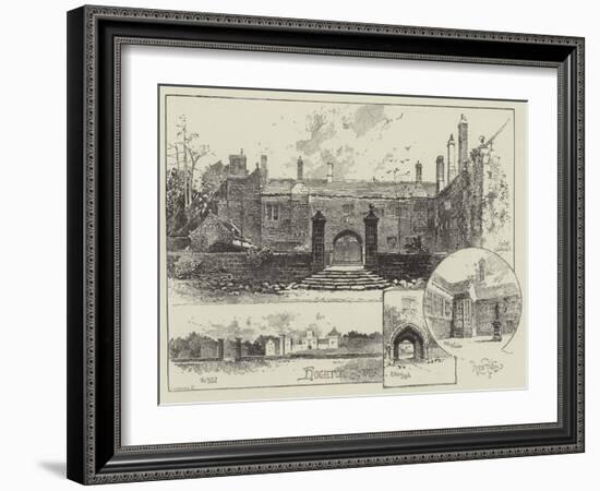Hoghton Tower in Lancashire-Herbert Railton-Framed Giclee Print