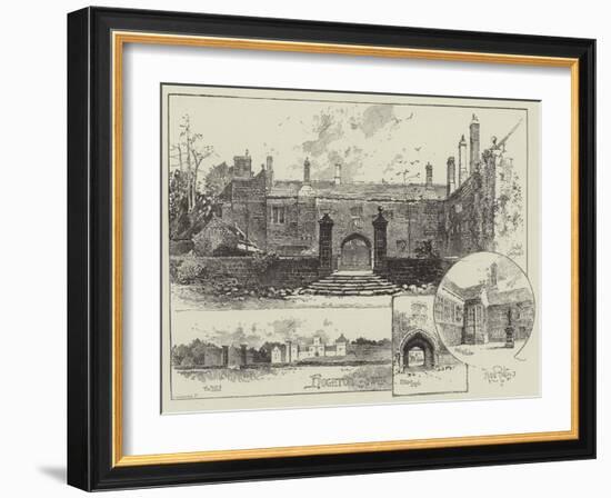 Hoghton Tower in Lancashire-Herbert Railton-Framed Giclee Print