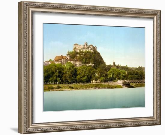 Hohensalzburg Castle, Austria, 1890s-Science Source-Framed Giclee Print