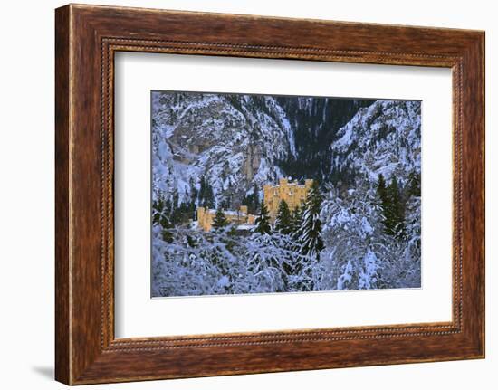 Hohenschwangau Castle near Schwangau, Allgau, Bavaria, Germany, Europe-Hans-Peter Merten-Framed Photographic Print