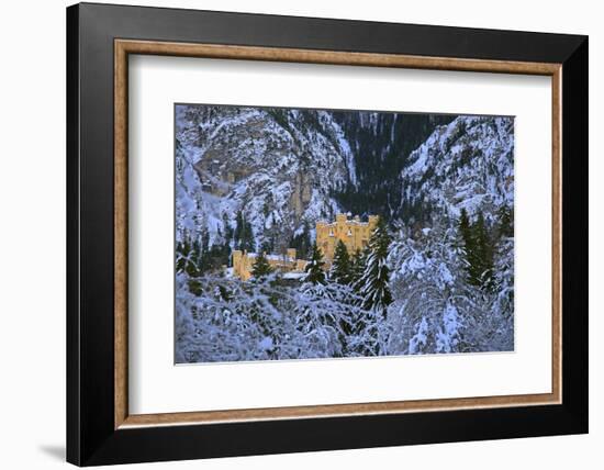 Hohenschwangau Castle near Schwangau, Allgau, Bavaria, Germany, Europe-Hans-Peter Merten-Framed Photographic Print