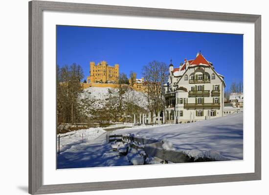 Hohenschwangau Castle near Schwangau, Allgau, Bavaria, Germany, Europe-Hans-Peter Merten-Framed Photographic Print