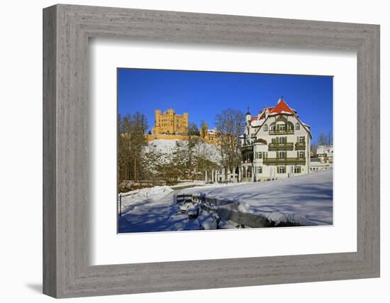 Hohenschwangau Castle near Schwangau, Allgau, Bavaria, Germany, Europe-Hans-Peter Merten-Framed Photographic Print