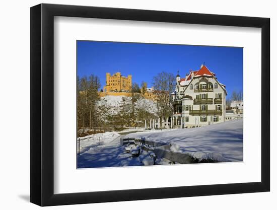 Hohenschwangau Castle near Schwangau, Allgau, Bavaria, Germany, Europe-Hans-Peter Merten-Framed Photographic Print