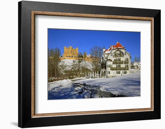 Hohenschwangau Castle near Schwangau, Allgau, Bavaria, Germany, Europe-Hans-Peter Merten-Framed Photographic Print