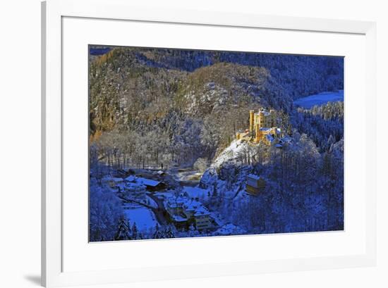 Hohenschwangau Castle near Schwangau, Allgau, Bavaria, Germany, Europe-Hans-Peter Merten-Framed Photographic Print