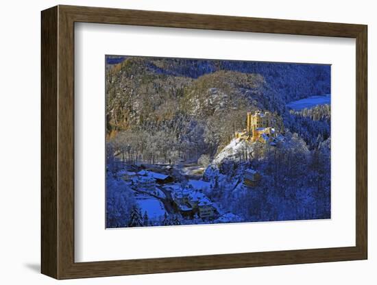 Hohenschwangau Castle near Schwangau, Allgau, Bavaria, Germany, Europe-Hans-Peter Merten-Framed Photographic Print