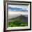 Hohenzollern Castle and Sourrounding Countryside Illuminated at Sunset, Swabia, Baden Wuerttemberg-Doug Pearson-Framed Photographic Print