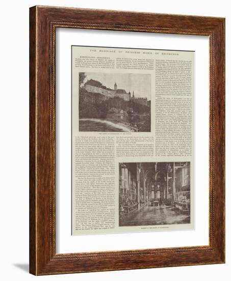 Hohenzollern-Sigmaringen-null-Framed Giclee Print