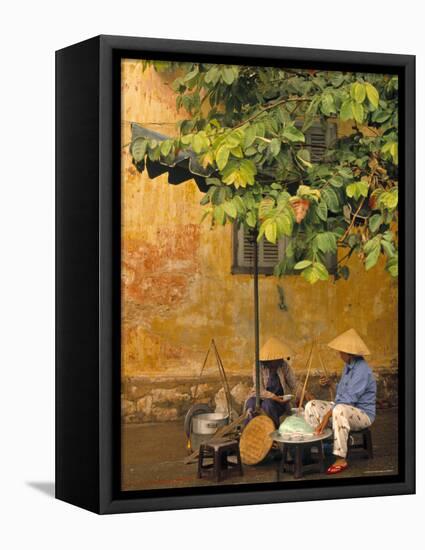 Hoi An, Vietnam-Walter Bibikow-Framed Premier Image Canvas