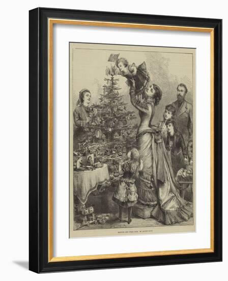 Hoisting the Union Jack-Alfred William Hunt-Framed Giclee Print