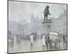 Hojbro Square in Copenhagen-Paul Fischer-Mounted Giclee Print