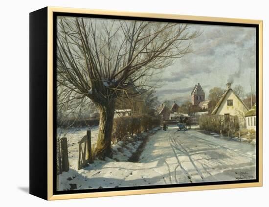 Hoje Taastrup Church, Outside Copenhagen-Peder Mork Monsted-Framed Premier Image Canvas