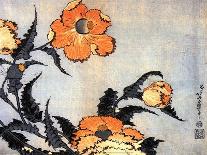 Poppies, late 1820's-Hokusai Hokusai-Mounted Art Print