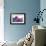 Hokusai - Pink Wave II-null-Framed Art Print displayed on a wall