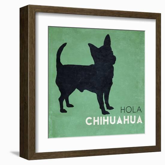 Hola Chihuahua-null-Framed Art Print