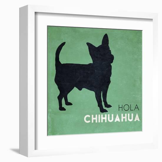 Hola Chihuahua-null-Framed Art Print