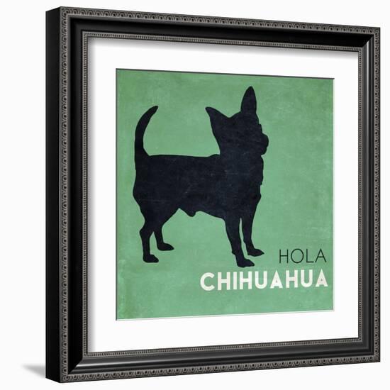 Hola Chihuahua-null-Framed Art Print