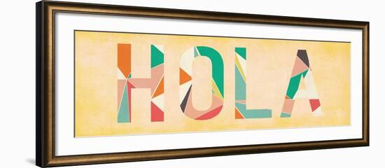 Hola-null-Framed Art Print