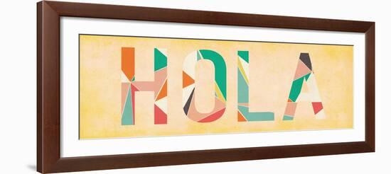 Hola-null-Framed Art Print