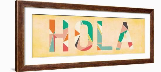 Hola-null-Framed Art Print