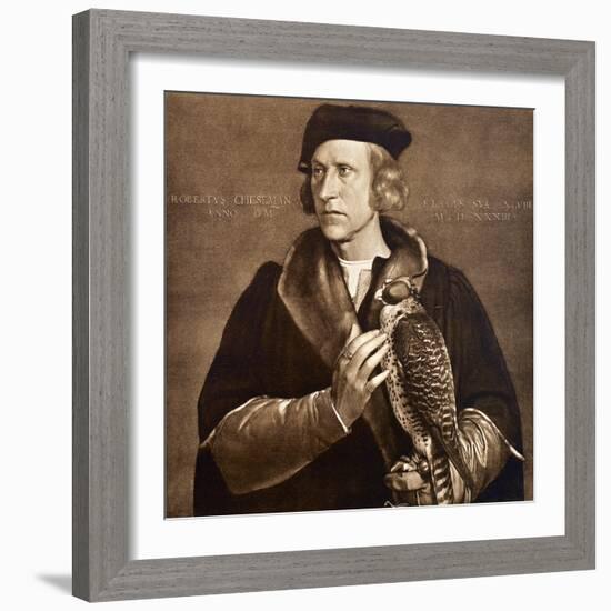 Holbein: Falconer, 1533-Hans Holbein the Younger-Framed Giclee Print