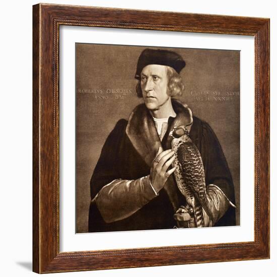 Holbein: Falconer, 1533-Hans Holbein the Younger-Framed Giclee Print