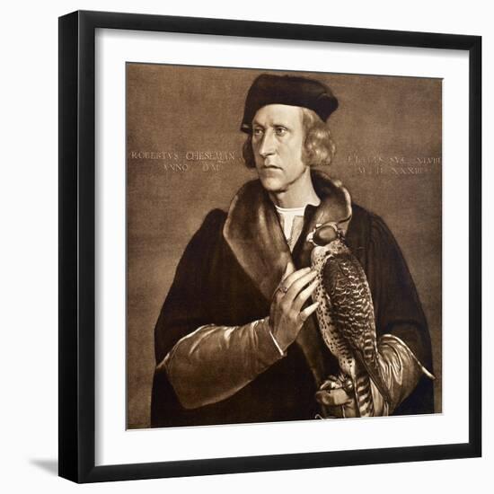 Holbein: Falconer, 1533-Hans Holbein the Younger-Framed Giclee Print