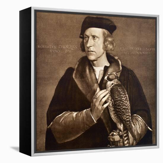 Holbein: Falconer, 1533-Hans Holbein the Younger-Framed Premier Image Canvas