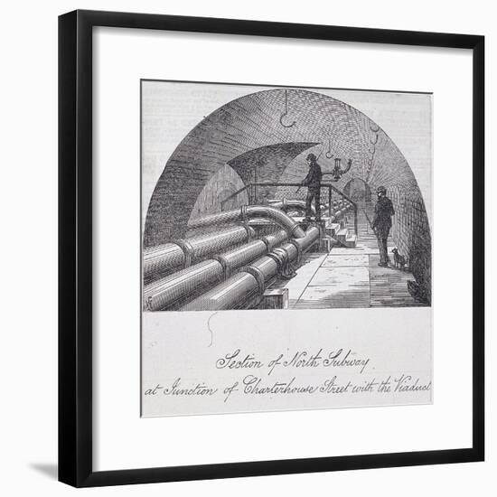 Holborn Viaduct, London, 1871-null-Framed Giclee Print