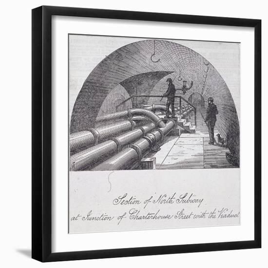 Holborn Viaduct, London, 1871-null-Framed Giclee Print