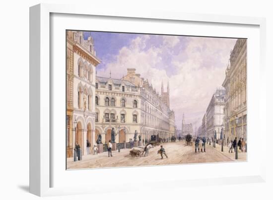 Holborn Viaduct, London, 1871-Thomas Shotter Boys-Framed Giclee Print