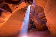 Antelope Canyon Arizona Light Beams on Navajo Land near Page-holbox-Photographic Print
