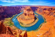 Arizona Horseshoe Bend Meander of Colorado River in Glen Canyon-holbox-Photographic Print