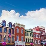 Georgetown Historical District Townhouses Facades Washington DC in USA-holbox-Photographic Print