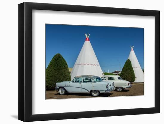 Holbrook, Arizona brings back the nostalgia of a simpler time in America and the world.-Jerry Ginsberg-Framed Photographic Print