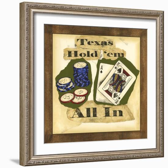 Hold 'em I-Jennifer Goldberger-Framed Art Print