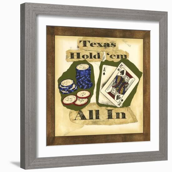 Hold 'em I-Jennifer Goldberger-Framed Art Print