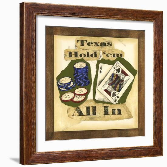 Hold 'em I-Jennifer Goldberger-Framed Art Print