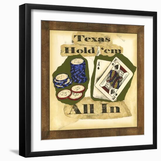 Hold 'em I-Jennifer Goldberger-Framed Art Print