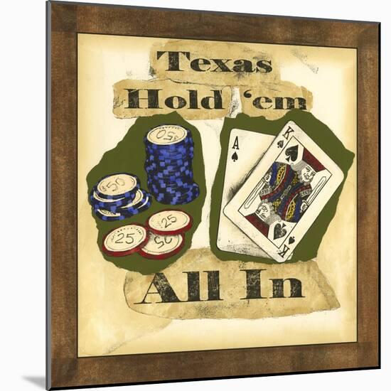 Hold 'em I-Jennifer Goldberger-Mounted Art Print